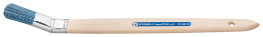 Storch Plattpinsel AquaSTAR soft 25 mm gebogen Edelstahl Holz Premium #056025